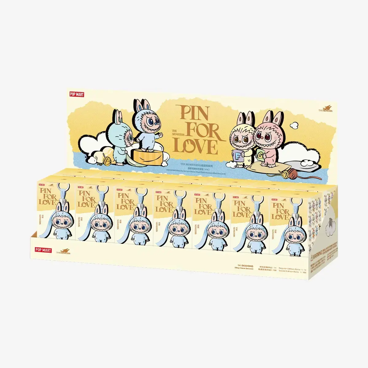Labubu Pin For Love - The Monsters (Llavero Blind Box) 2